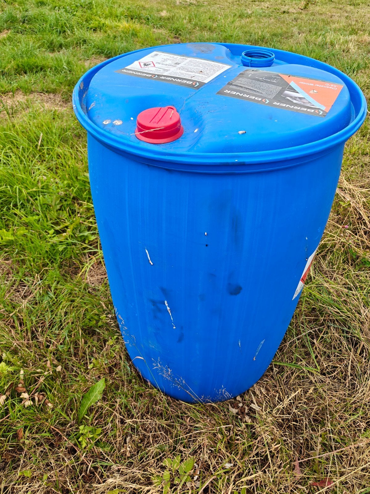 fut pvc 200 l récupération eau de pluie, Enlèvement