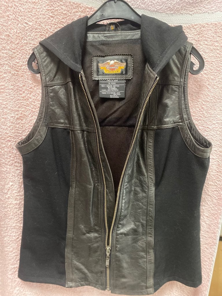 Dames Gilet  HARLEY DAVIDSON ( ZWART ), Ophalen, Jas | leer, Harley Davidson, Dames