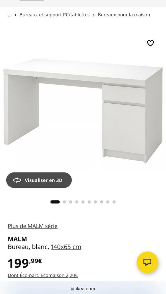 Bureau Malm, Ophalen, Zo goed als nieuw