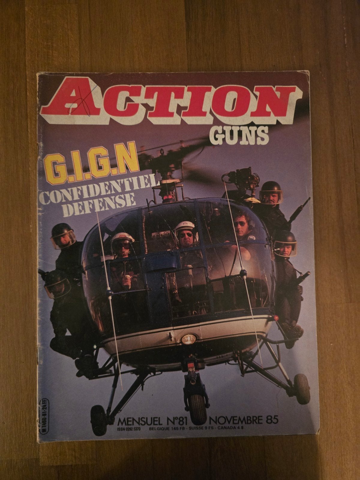 Action Guns #81 — november 1985 — vintage tijdschrift, Ophalen of Verzenden