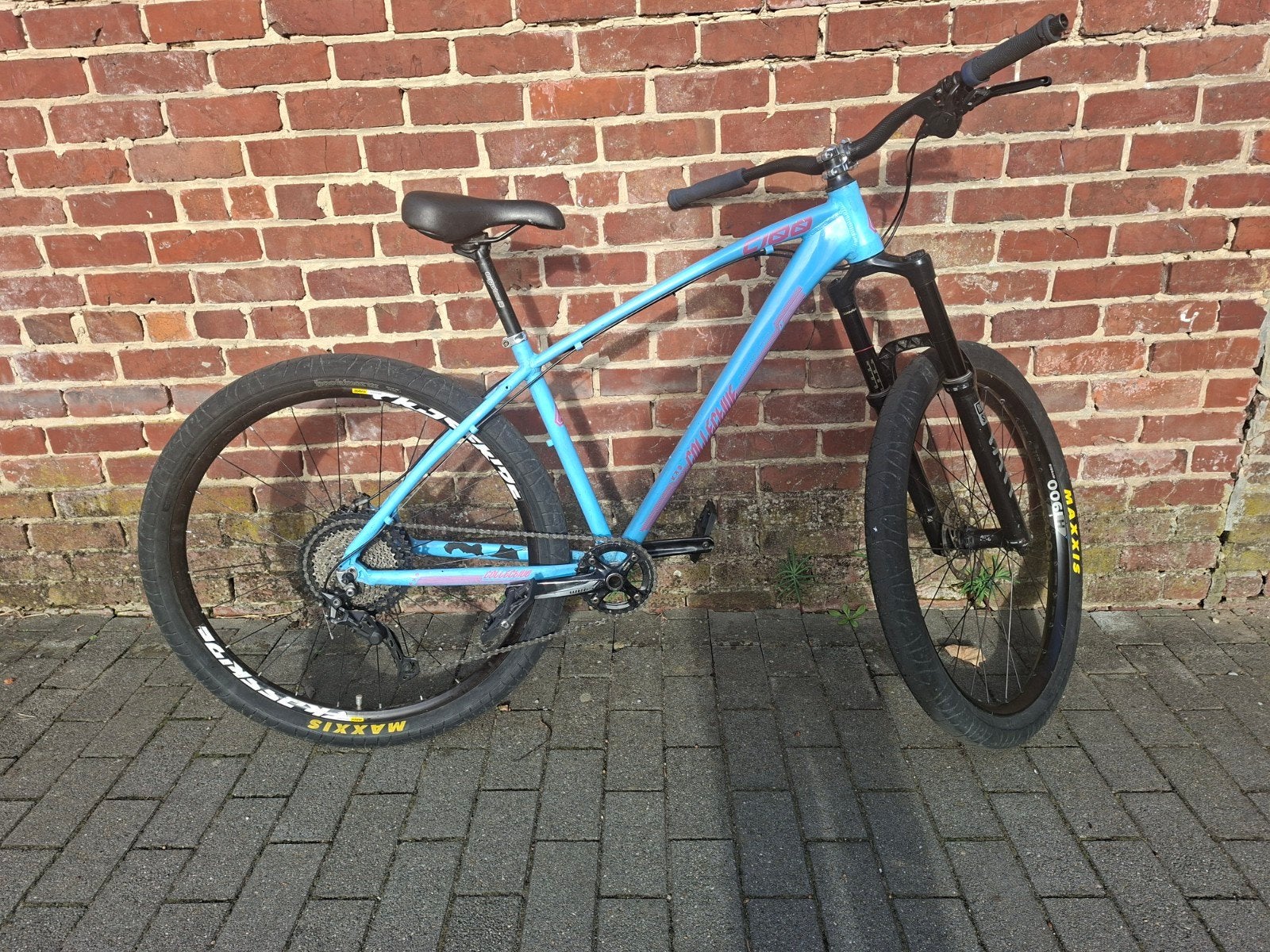 collective 100c wheelie bike , mtb fiets, Fietsen en Brommers, Overige merken, Gebruikt, 49 tot 53 cm, Ophalen of Verzenden