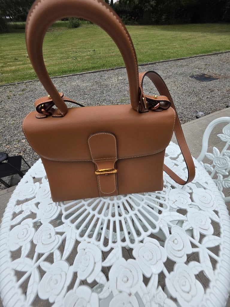Glanzende tas van Devaux, Ophalen of Verzenden, Zo goed als nieuw, Overige kleuren, Handtas