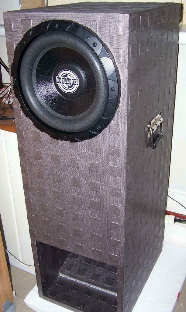 subwoofer 300 watt RMS/600 watt piek Voigt tapered pipe, Auto diversen, Autospeakers, Ophalen, Gebruikt