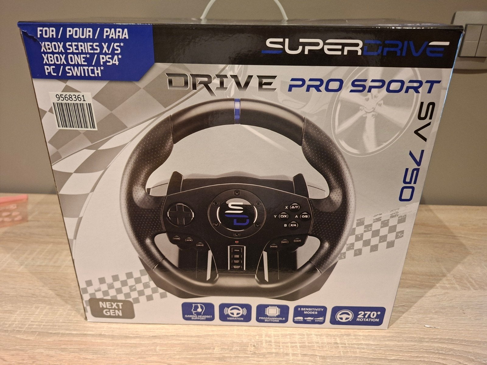 superdrive sv750 racing stuur + pedalen, Consoles de jeu & Jeux vidéo, Enlèvement ou Envoi, Utilisé