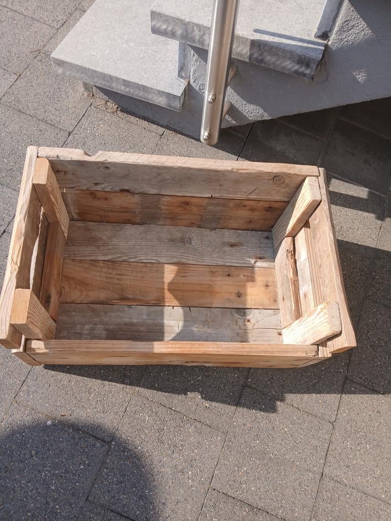 Caisse en bois faite avec une palette Euro., Ophalen of Verzenden, Hout