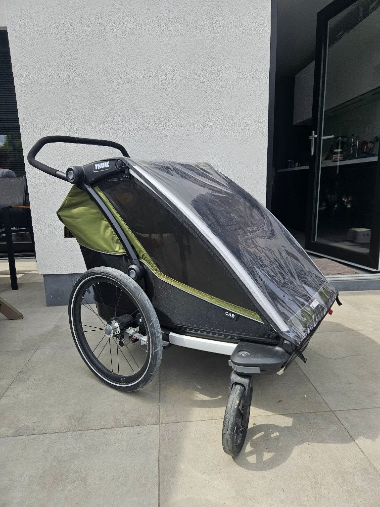 Thule Cab met toebehoren - 2 kinderen, Ophalen, Gebruikt, Vering, Thule / Chariot