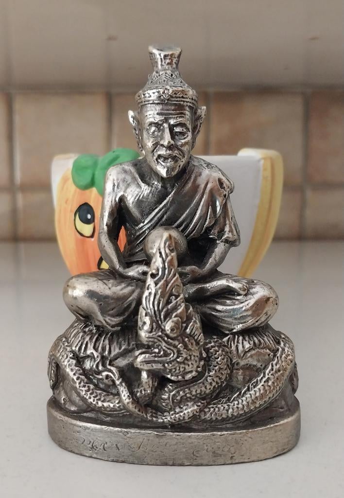 Bucha Phra Lersi Narod,Hermit,Boeddha,Buddha-Thai Verzilverd, Enlèvement, Utilisé