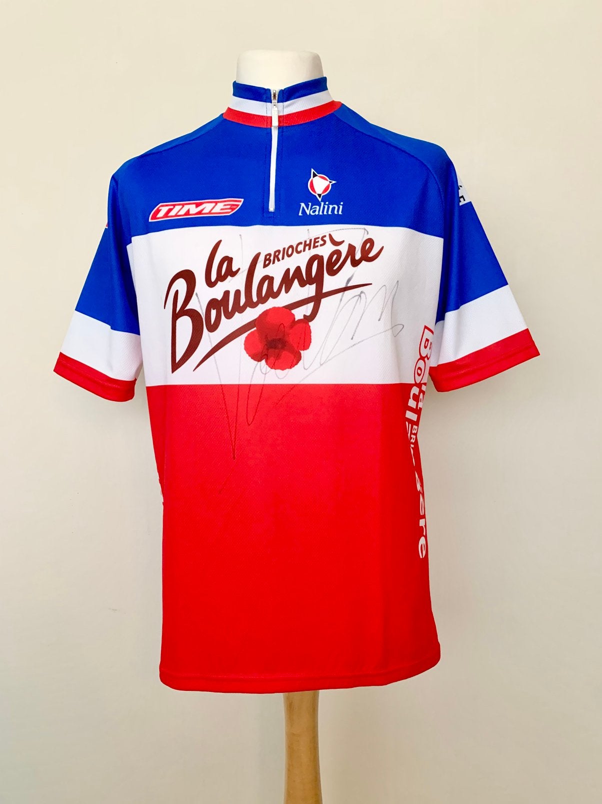 Brioches La Boulangère 2004 France Champion Voeckler signed, Enlèvement ou Envoi, Utilisé, Vêtements