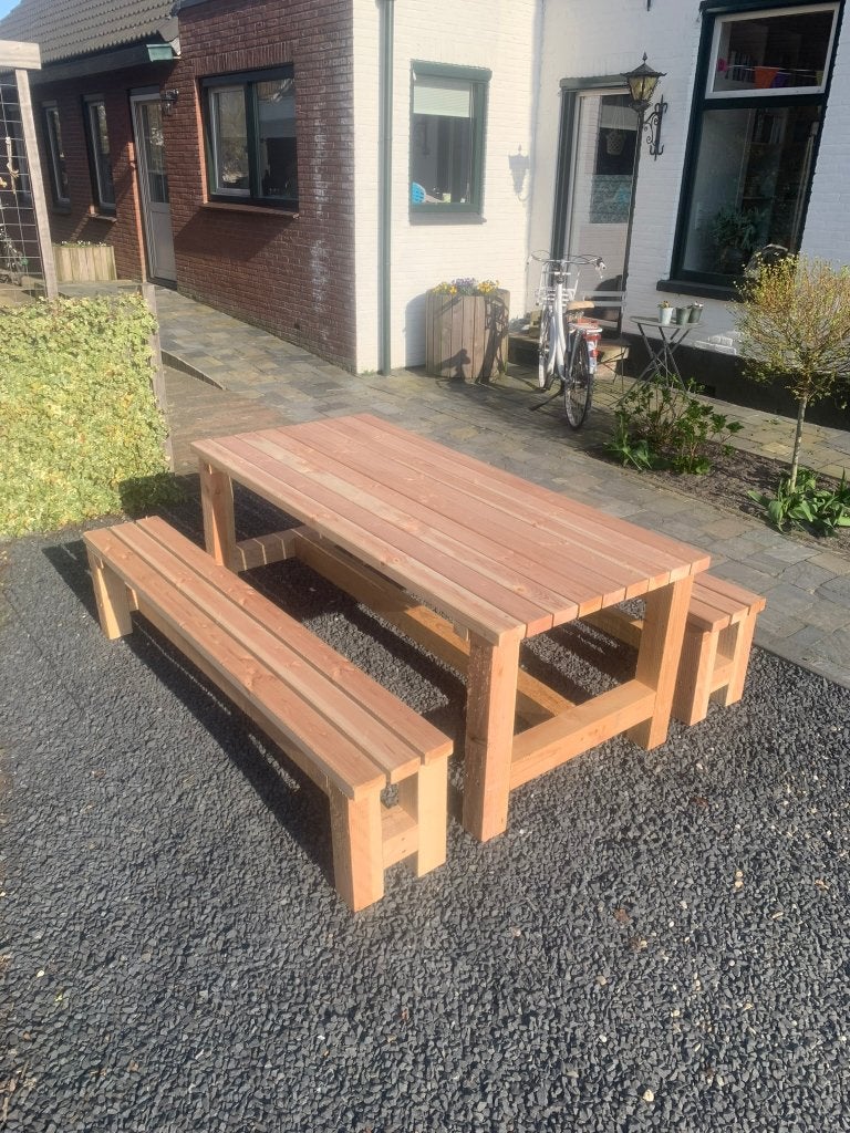 prachtige douglas tuintafels, Ophalen of Verzenden, Nieuw, Rechthoekig, Hout