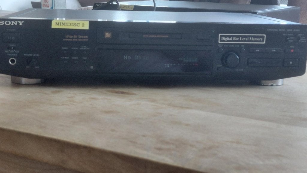 Sony MDS-JE520 mini disc, Audio, Tv en Foto, Ophalen of Verzenden, Gebruikt, Sony, Losse componenten