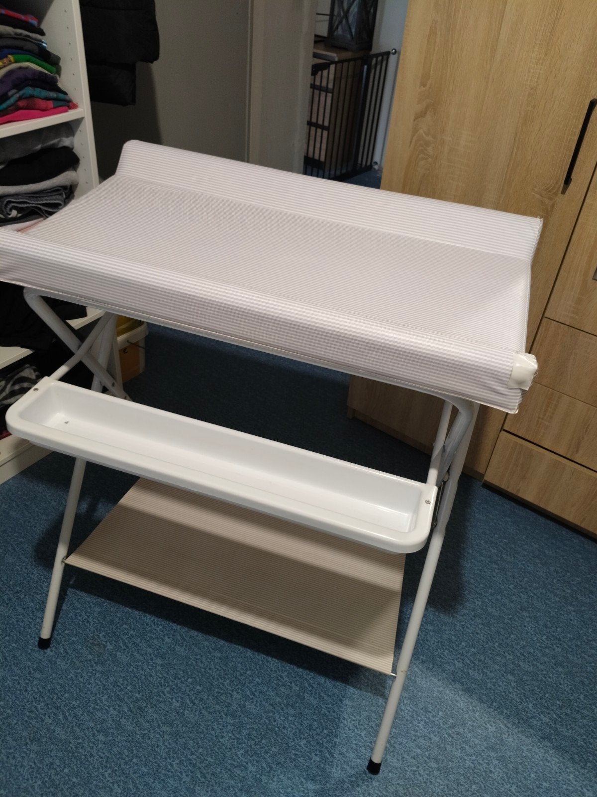luiertafel opklapbaar, Ophalen