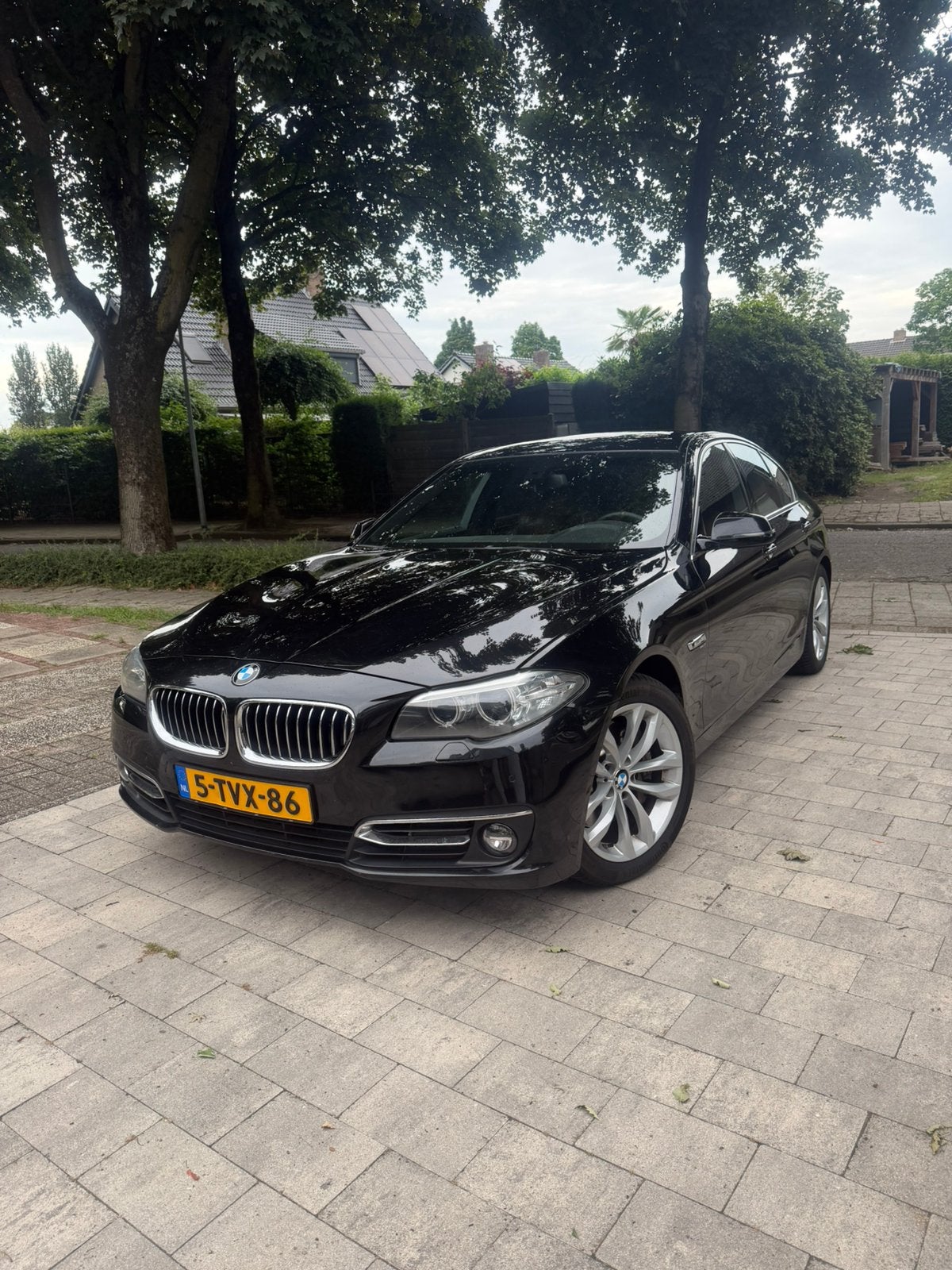 BMW 525d Luxury High Executive Automaat, Auto's, 4 deurs, Euro 6, Zwart, Leder