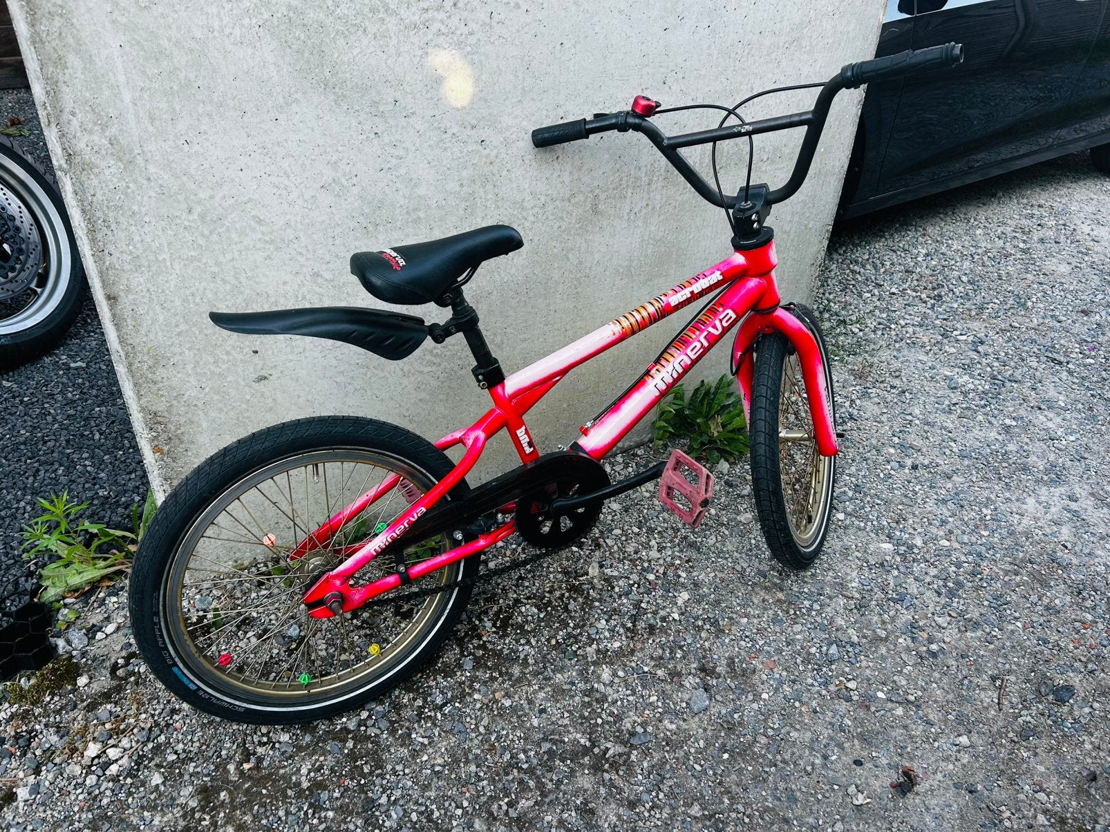 BMX Minerva, Vélos & Vélomoteurs, Vélos | BMX & Freestyle, Frein sur jante, Guidon à 360°, Acier, Enlèvement