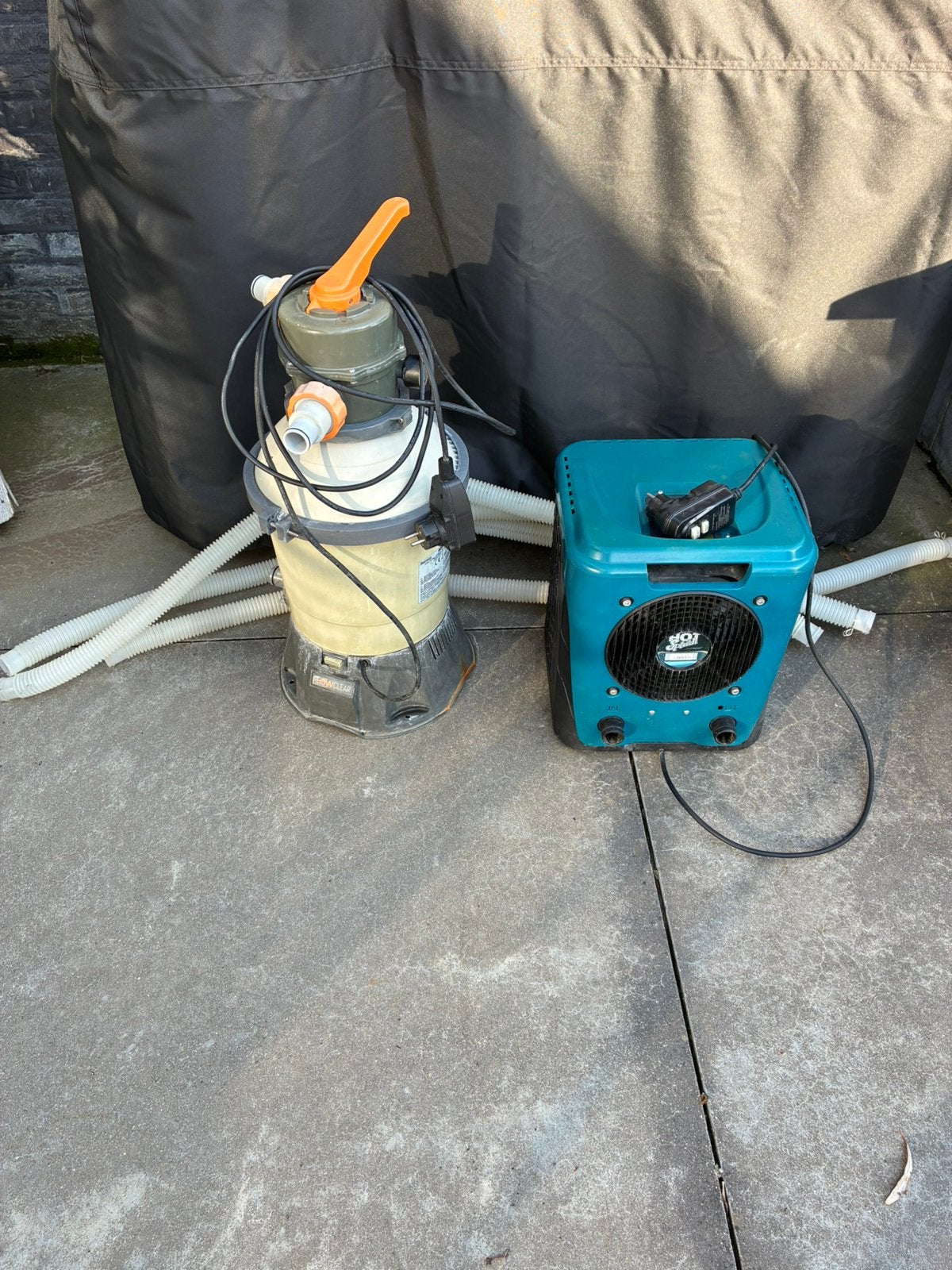 Zandfilter en warmtepomp, Tuin en Terras, Ophalen, Gebruikt, Zwembadpomp