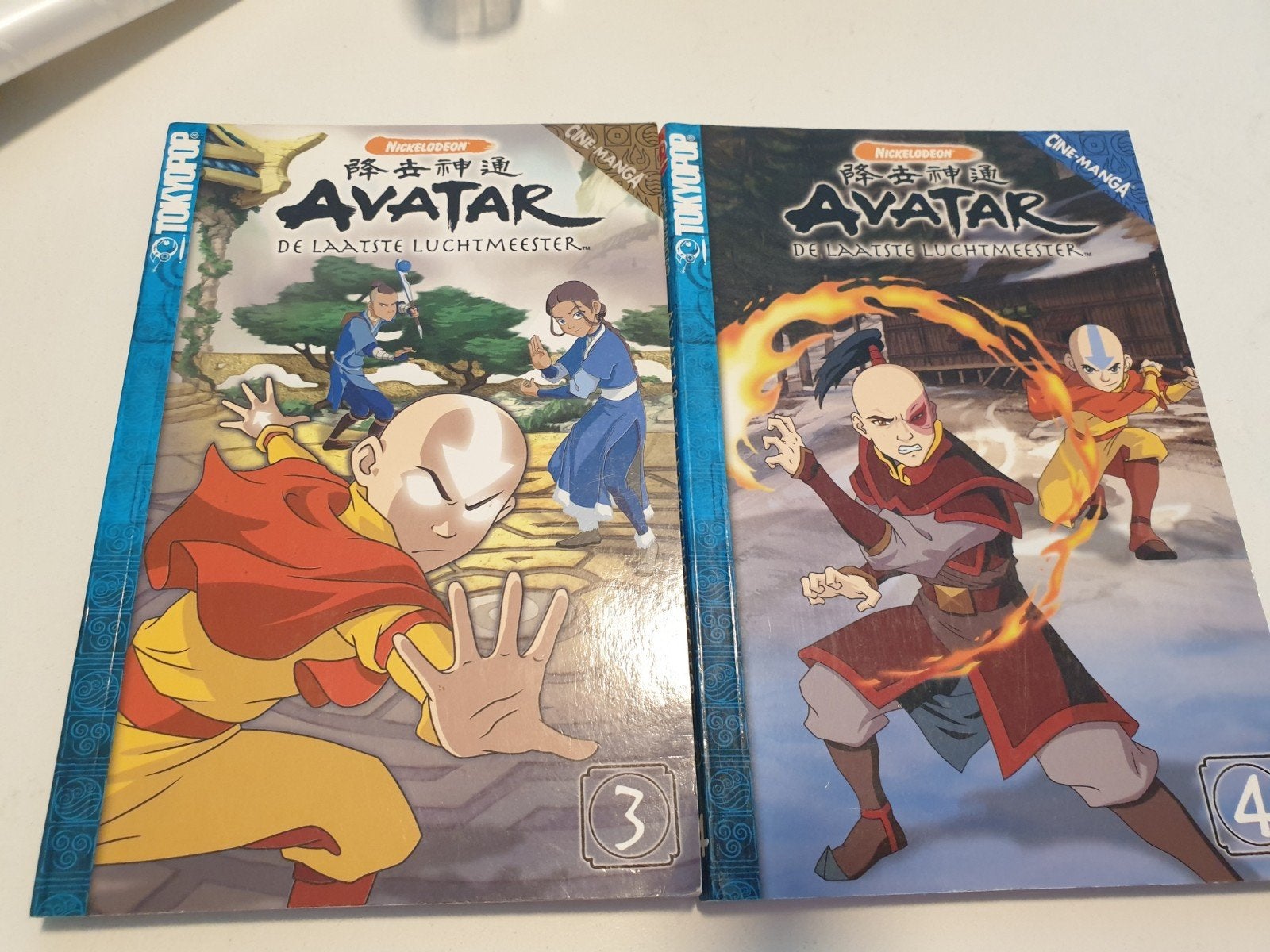 2 x Nickelodeon AVATAR :  De laatste luchtmeester 3 & 4, Gelezen, Ophalen of Verzenden, Meerdere stripboeken, Michael Dante DiMartino