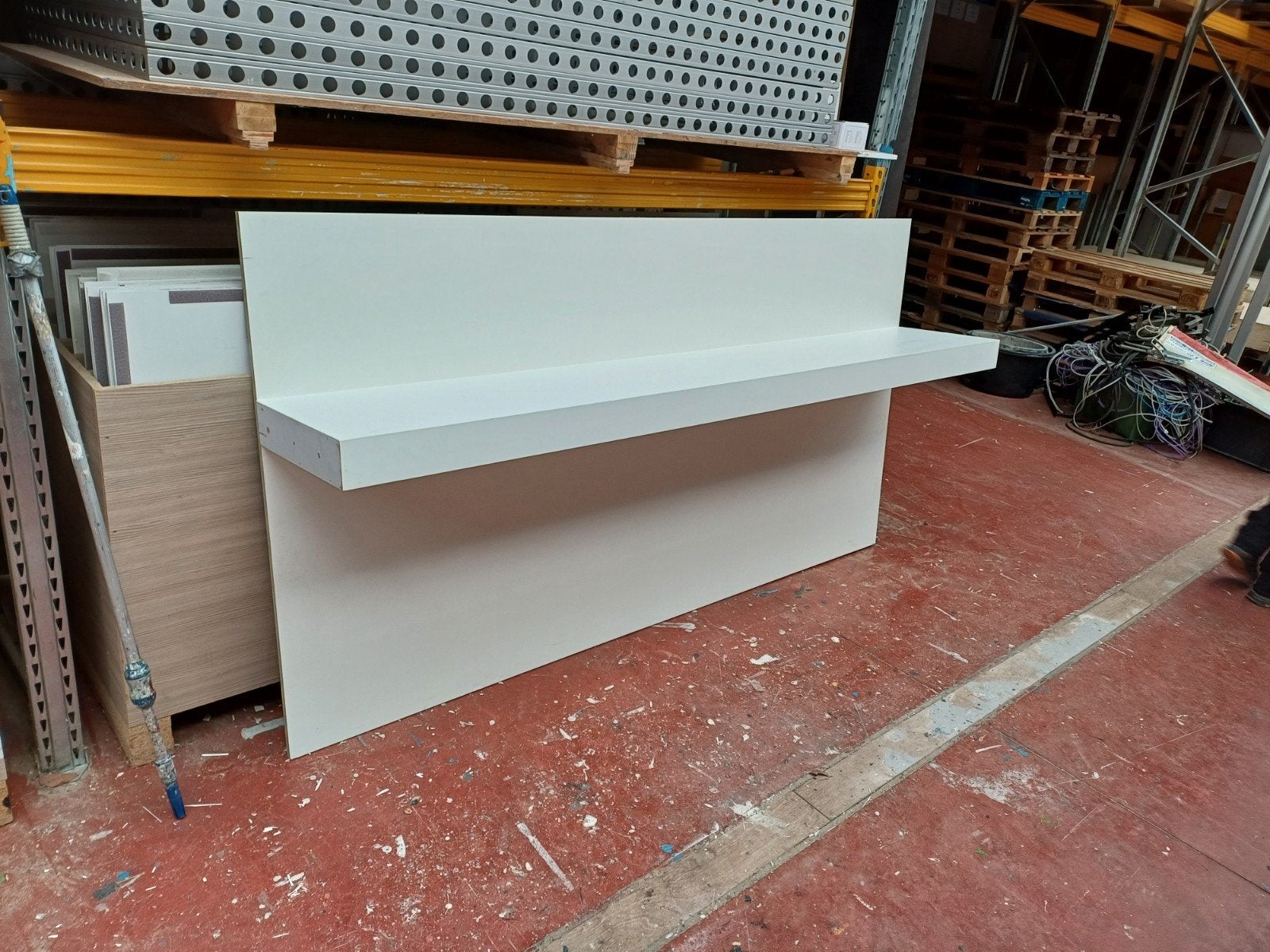Wandpaneel mdf wit geschilderd, Ophalen