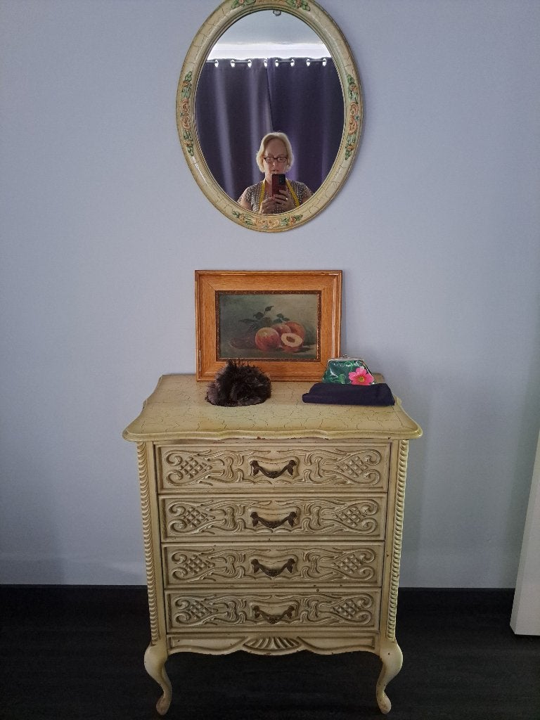 antiek ladenkastje met spiegel, Antiek en Kunst, Ophalen