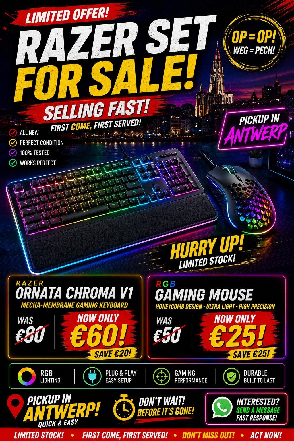 Razer deal, Computers en Software, Ophalen of Verzenden