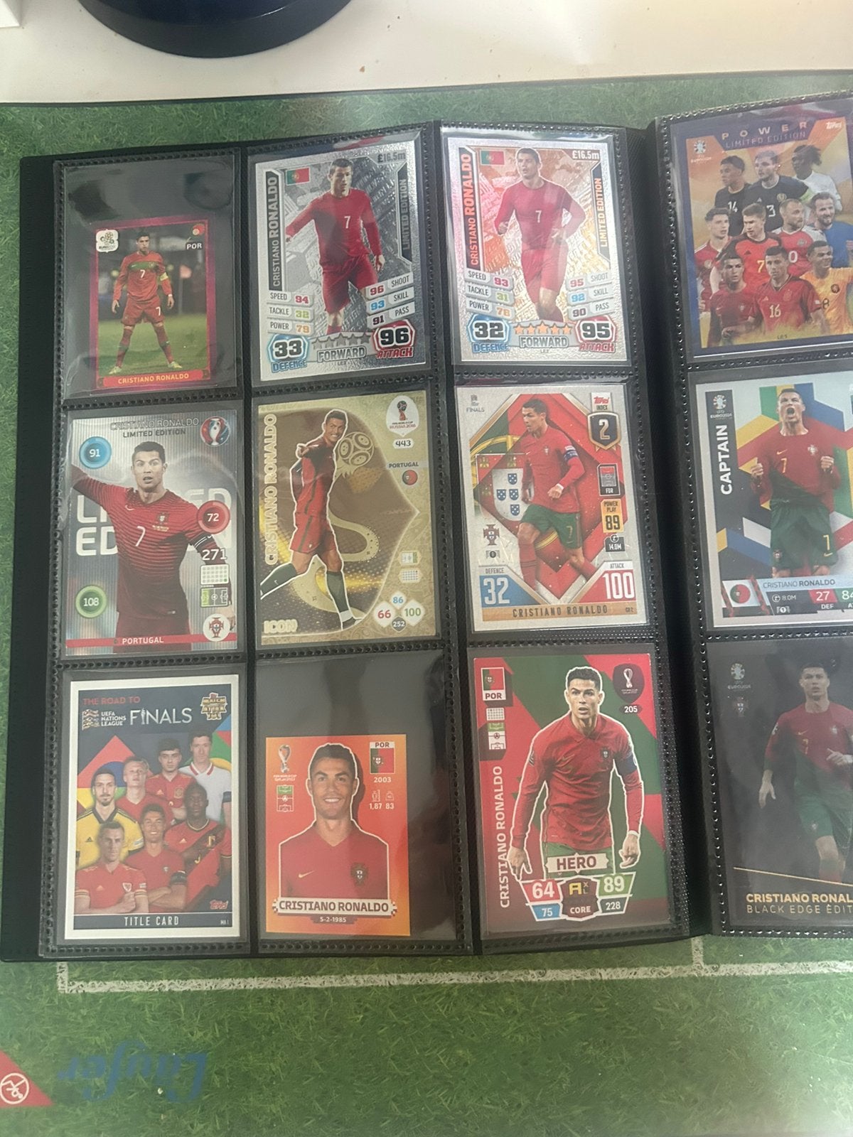 Lot van 33 Cristiano Ronaldo kaarten en stickers, Ophalen of Verzenden, Nieuw, Stickers en Plaatjes