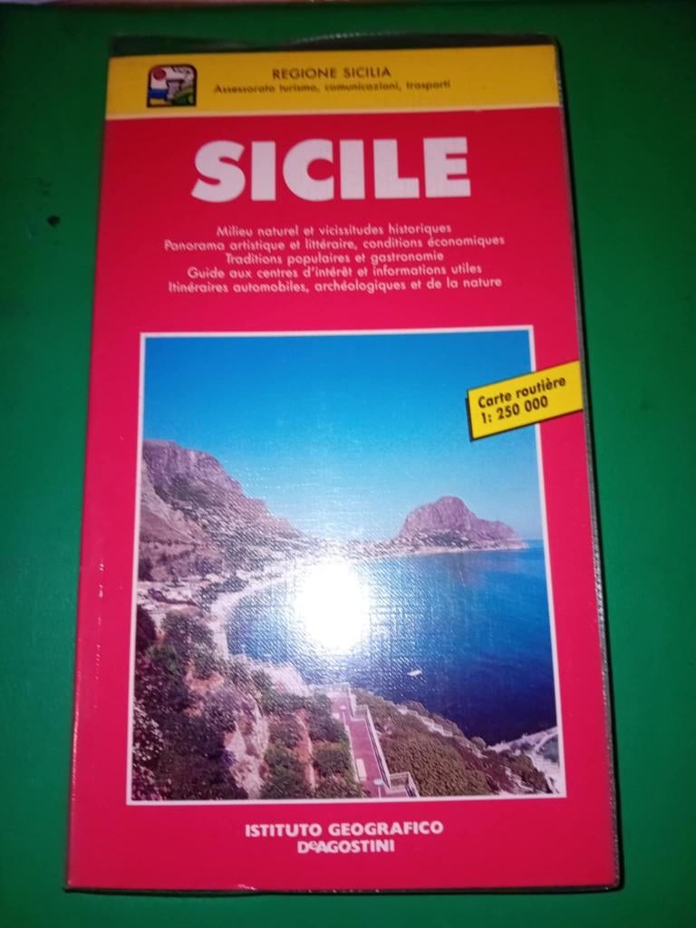 guide de voyage en Sicile, Guide ou Livre de voyage, Autres marques, Enlèvement ou Envoi, Istituto geografico d'agostino
