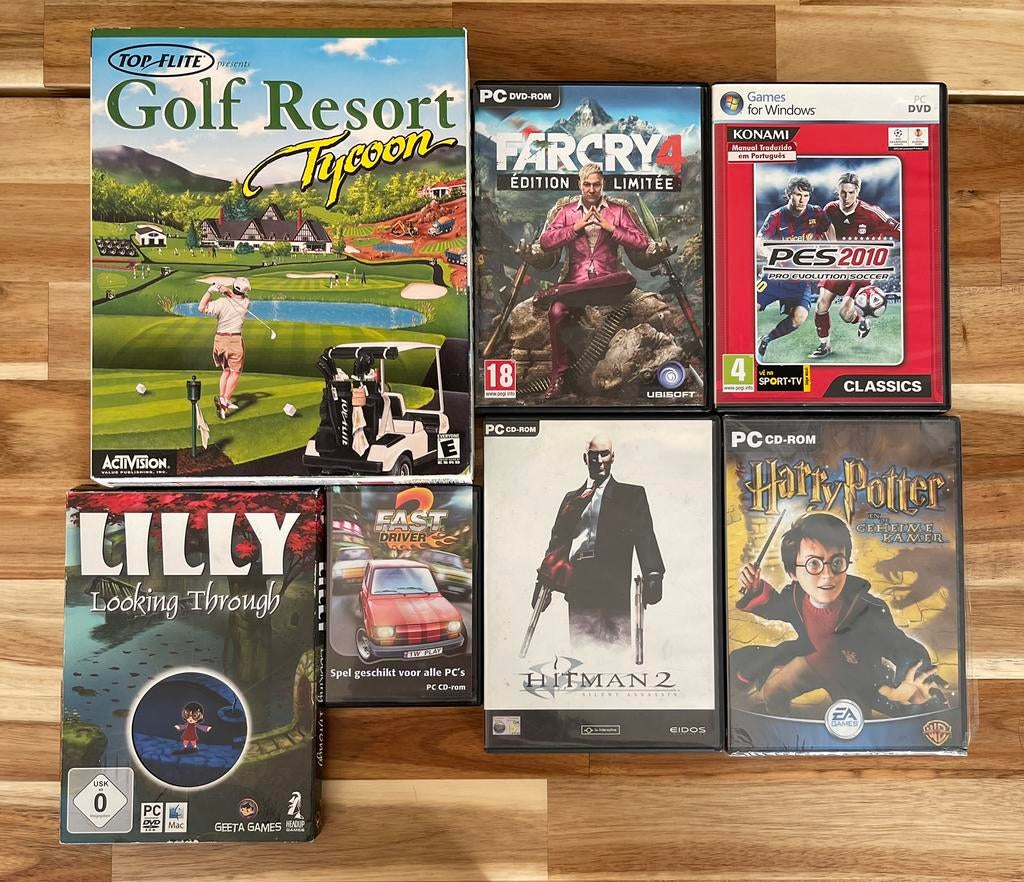 Klein lot PC games, Alle leeftijden, Ophalen of Verzenden, Gebruikt, Overige typen