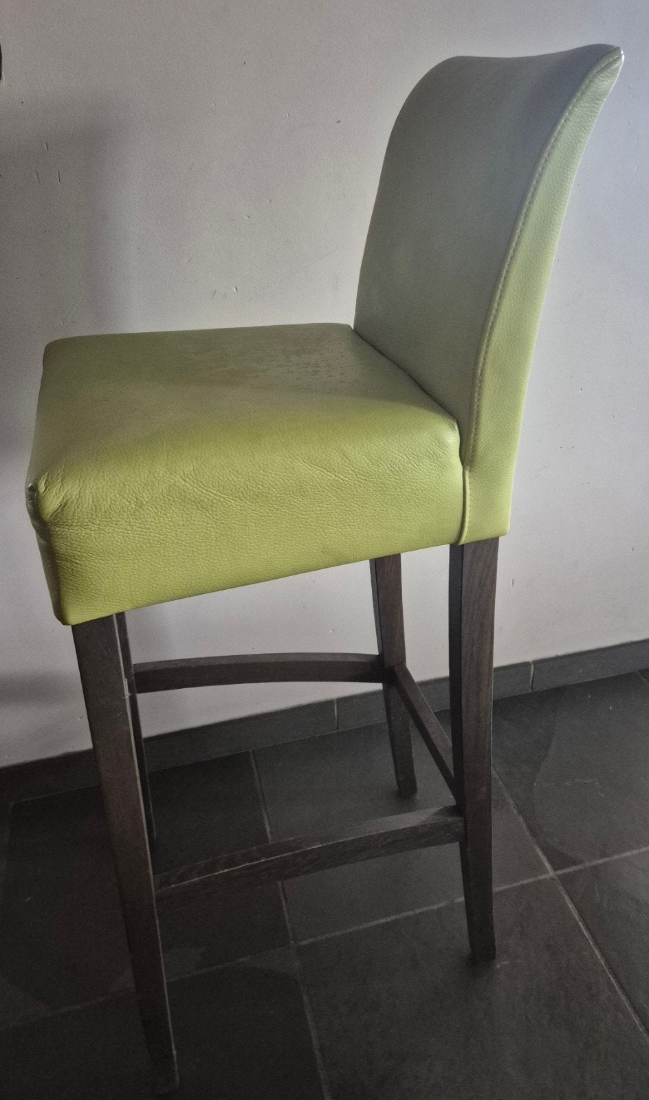 Chaise de bar en cuir 6x, Enlèvement