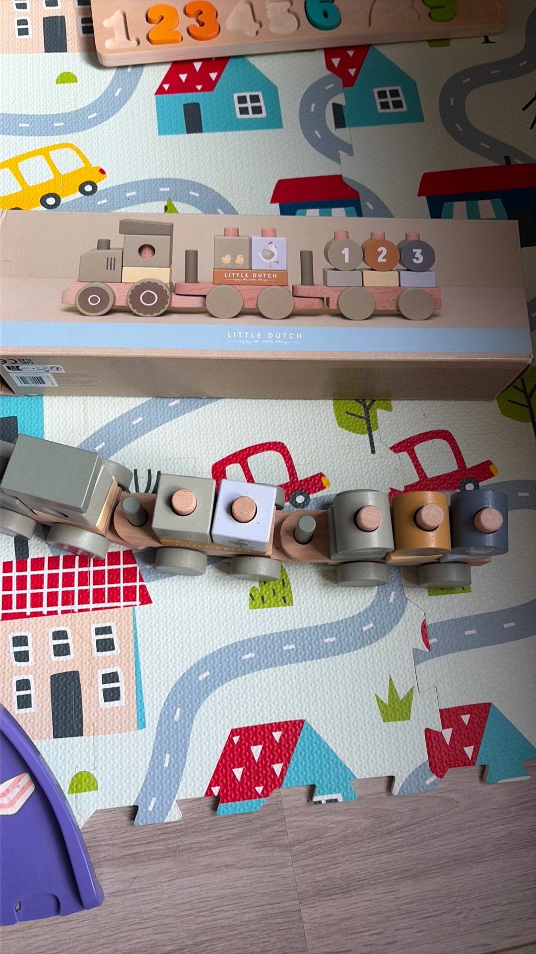 Little dutch houten speeltrein, Kinderen en Baby's, Ophalen, Zo goed als nieuw
