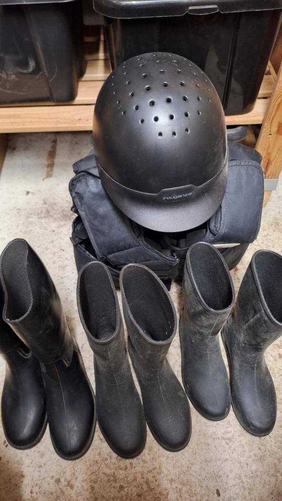 Tok, rijlaarzen, veiligheidsvest kind., Dieren en Toebehoren, Ophalen
