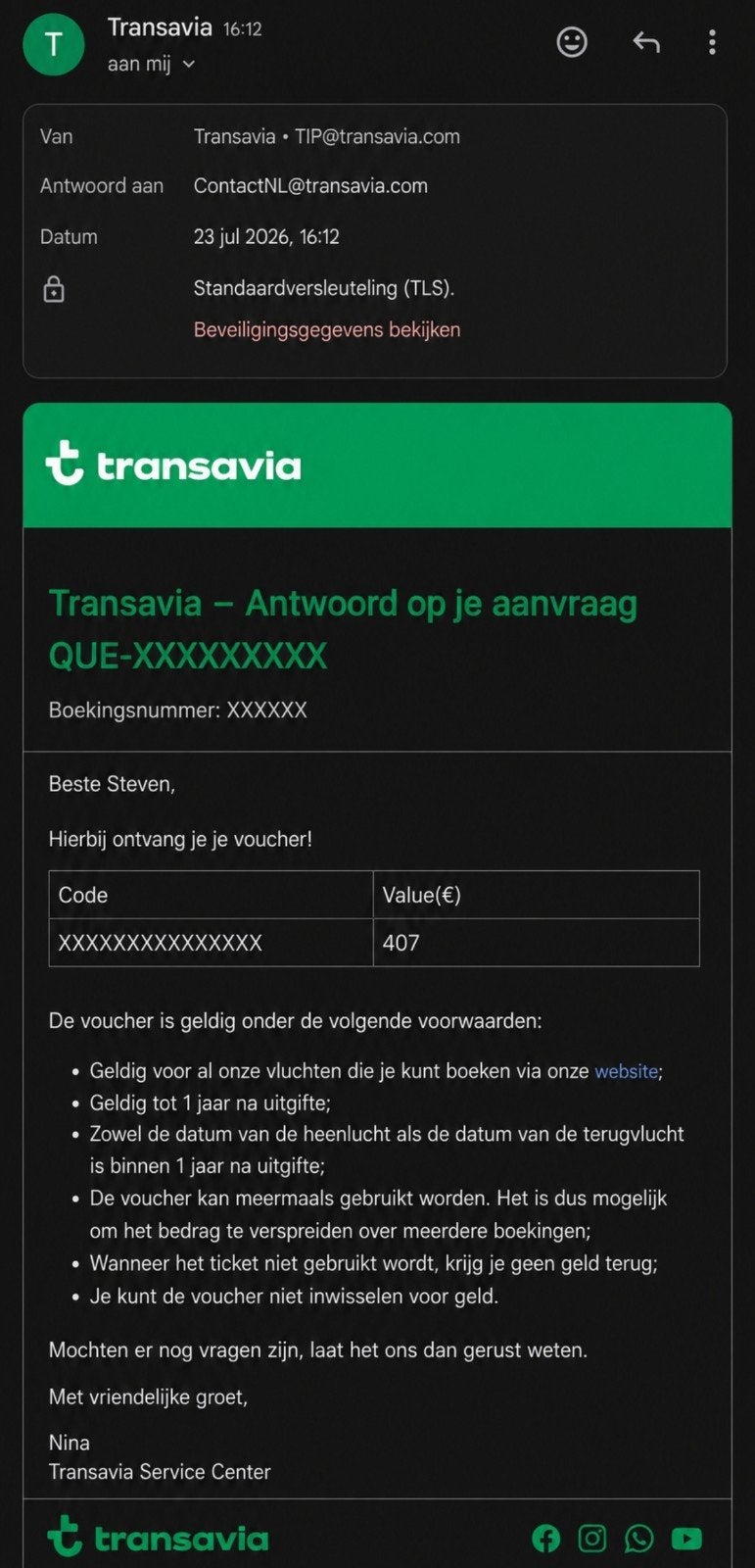 ‼️‼️ BON TRANSAVIA D'UNE VALEUR DE 407€ maintenant 299€ ‼️‼️, Vacances, Vacances | Offres & Last minute