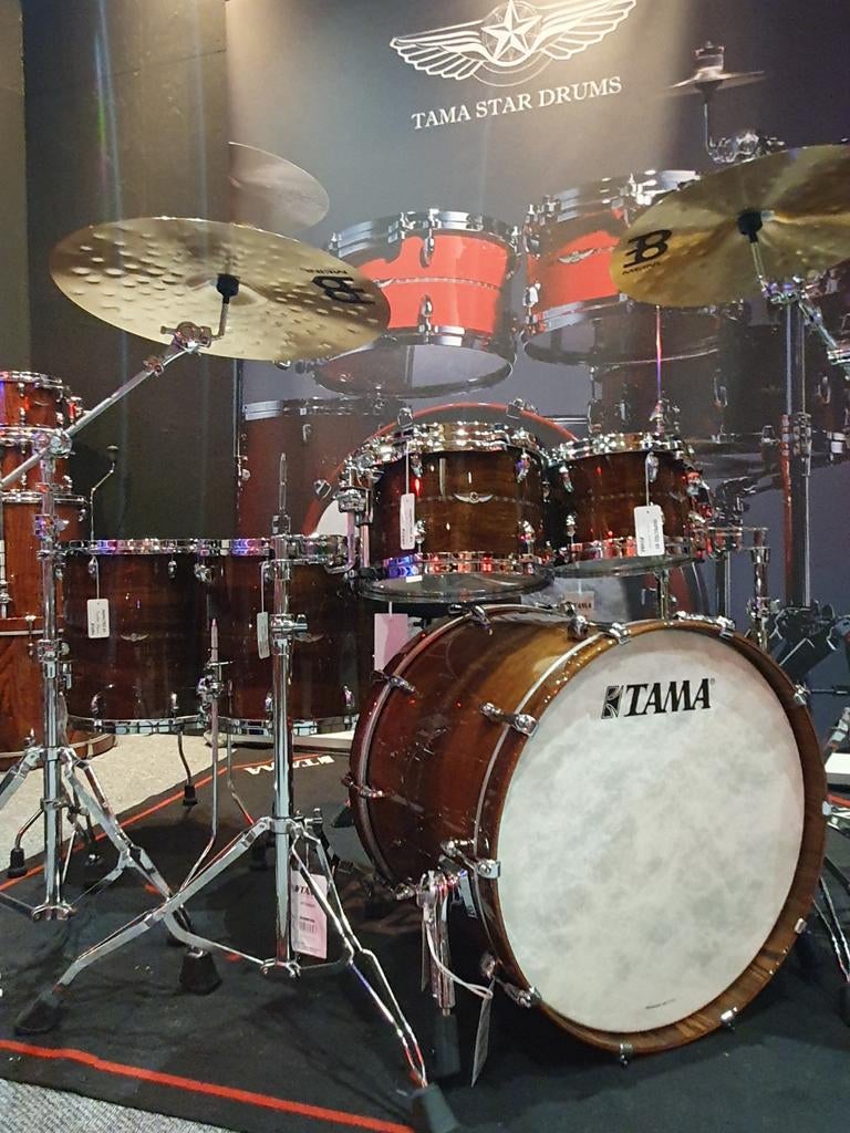 Tama Star Bubinga: Natural Indian Laurel. Zeer mooie Exotic, Musique & Instruments, Batteries & Percussions, Enlèvement ou Envoi