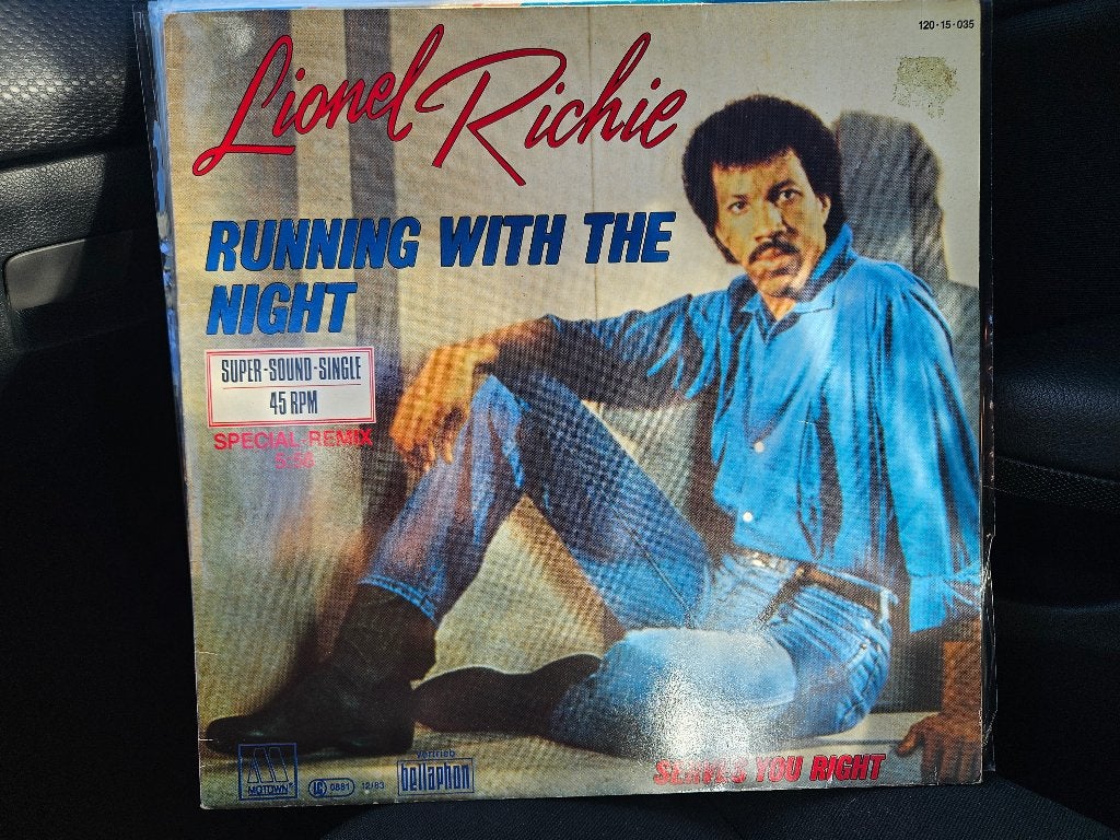 LP Maxi Lionel Richie - Running With The Night, Gebruikt, Pop, Ophalen of Verzenden, 12 inch