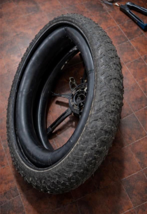 Reparatie Fatbike Binnen- en Buitenbanden, Ophalen, Zo goed als nieuw