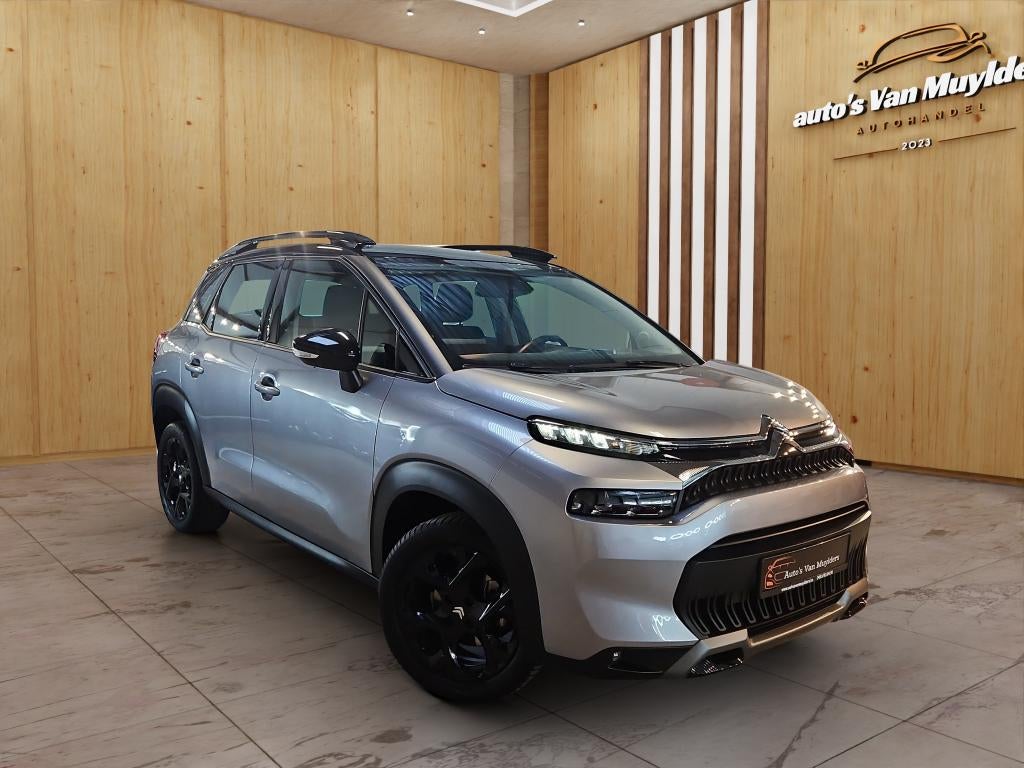 C3 Aircross 2024 essence version MAX 21000km, Autos, Citroën, Argent ou Gris, Achat, Entreprise, Boîte manuelle
