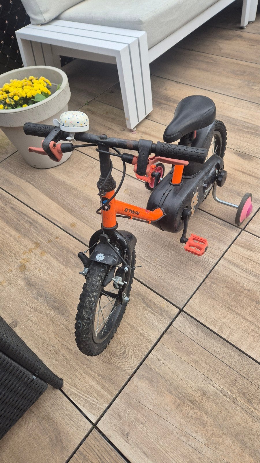 jongens fiets maat 14inches, Fietsen en Brommers, Ophalen, Terugtraprem