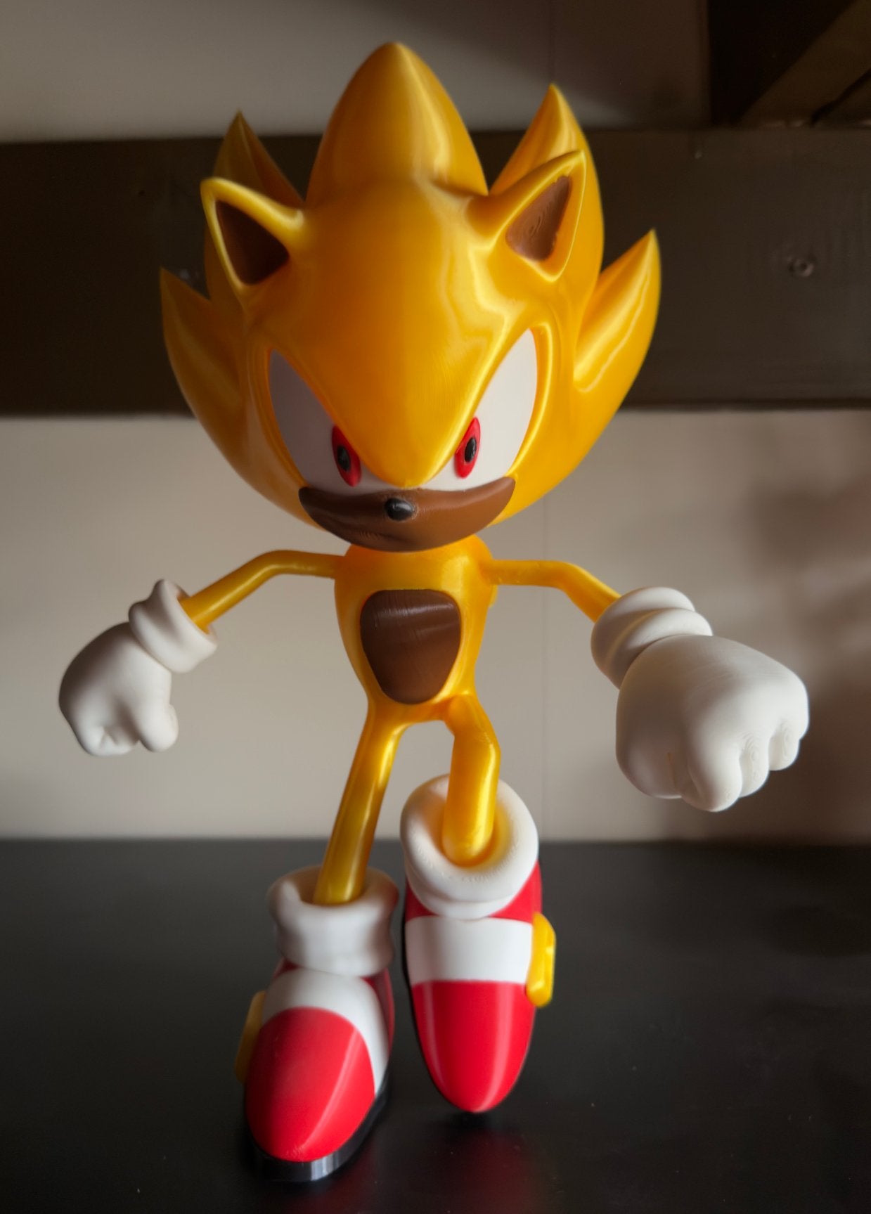 Sonic super version action figure, Ophalen of Verzenden, Zo goed als nieuw