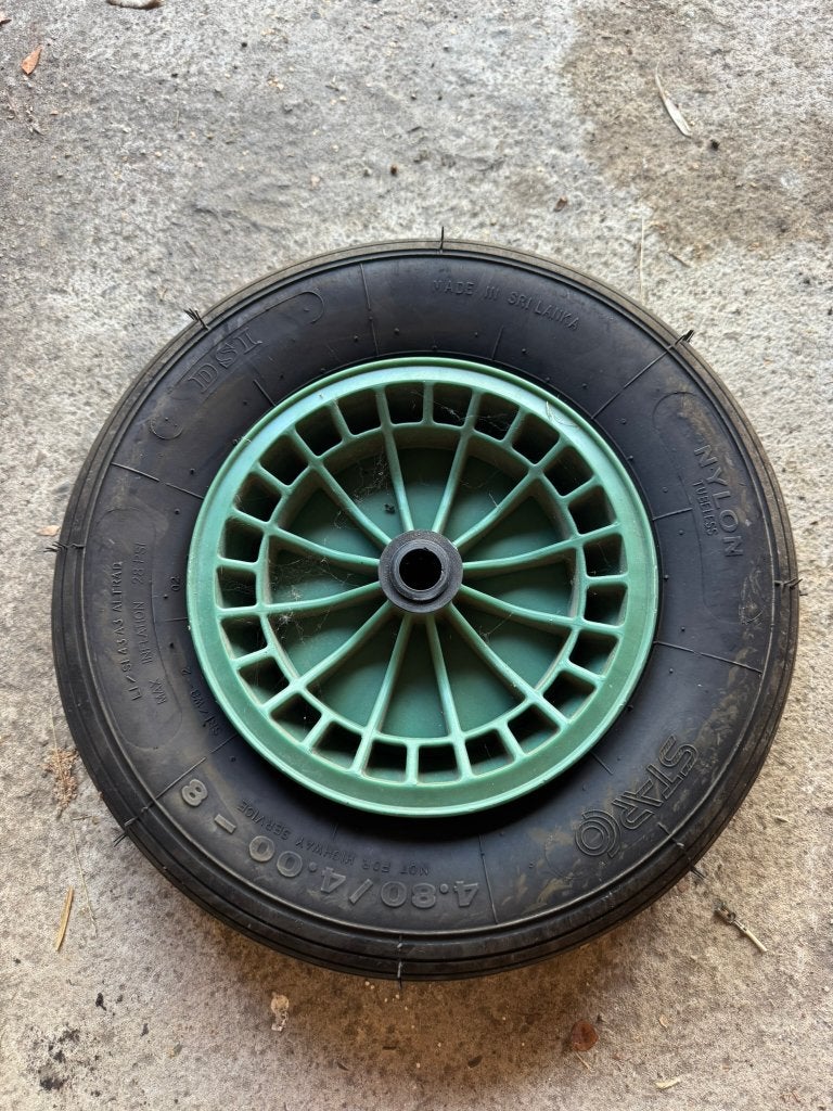 kruiwagen wiel, Ophalen, Gebruikt