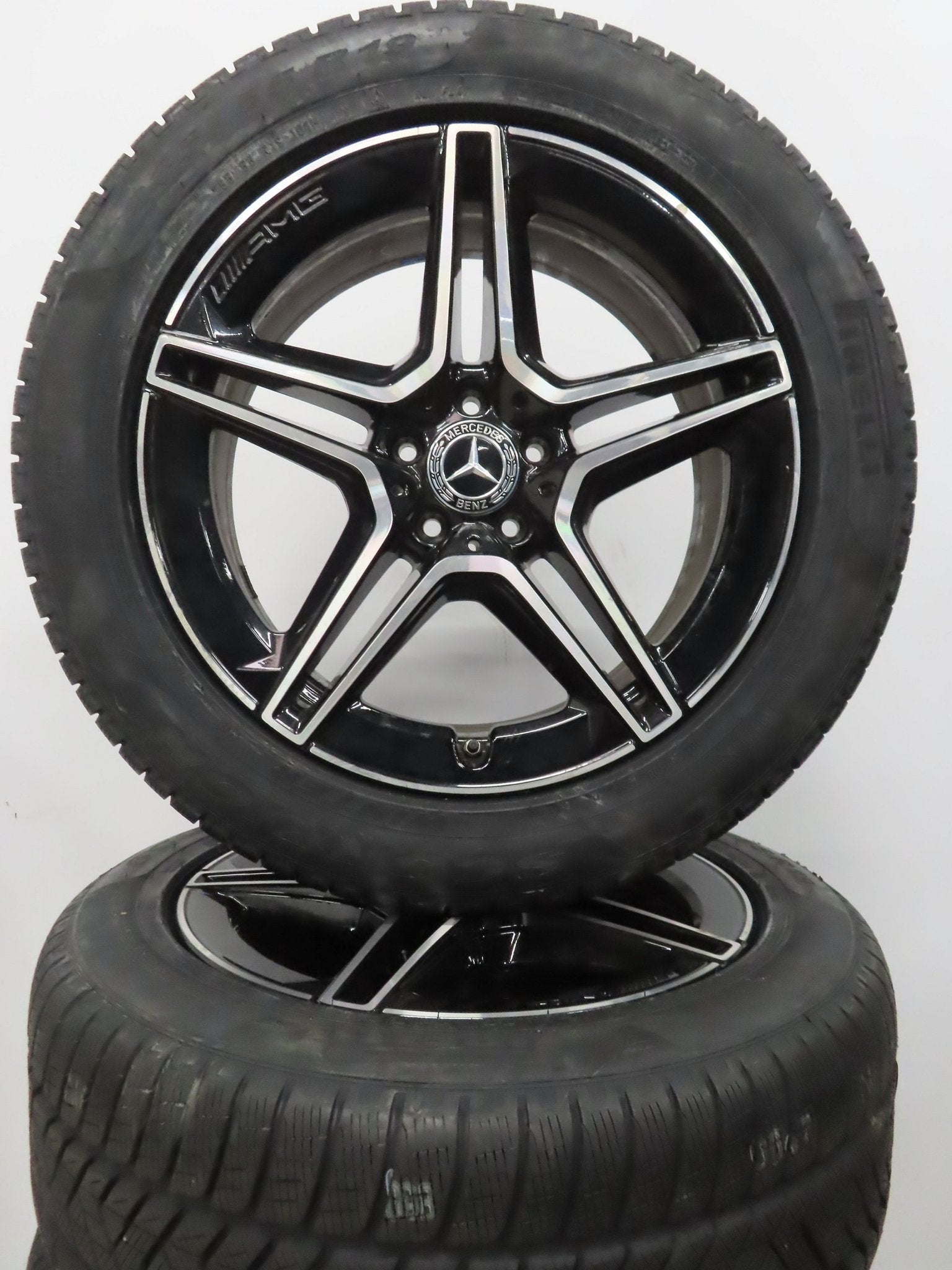 Mercedes GLC W253 AMG 19 inch velgen met winterbanden, Pneus et Jantes, Pneus hiver, -, 19 pouces