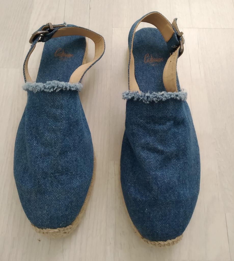 Schoenen Castañer, Kleding | Dames, Schoenen, Espadrilles, Blauw, Ophalen of Verzenden, Zo goed als nieuw