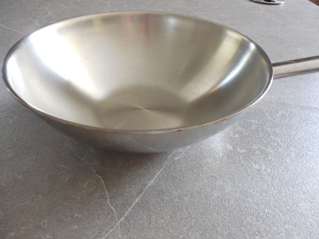 Demeyere Wok, Ophalen, Inox, Zo goed als nieuw, Keramische plaat