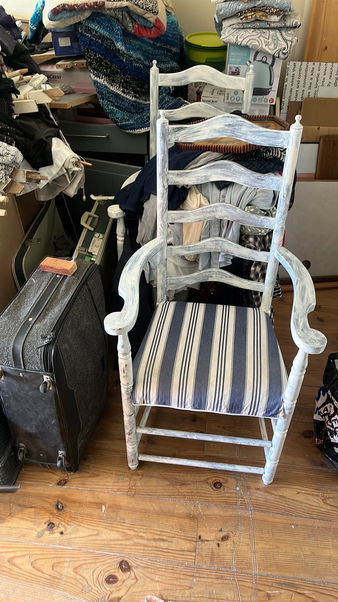 Chaise avec accoudoirs, Enlèvement, Utilisé, Bois
