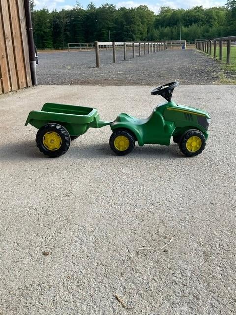 tracteur enfant John Deer avec remorque, Enfants & Bébés, Enlèvement, Utilisé, Véhicule à pousser