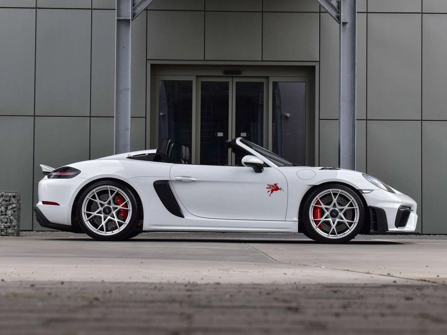 Porsche 718 Spyder RS / 4.0 PDK / Pure White / 1st Owner, Auto's, Porsche, Automaat, Lichtsensor, Gebruikt, Zwart