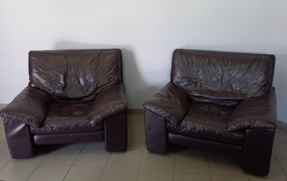 Siège confortable en cuir véritable de qualité, Jori, Enlèvement