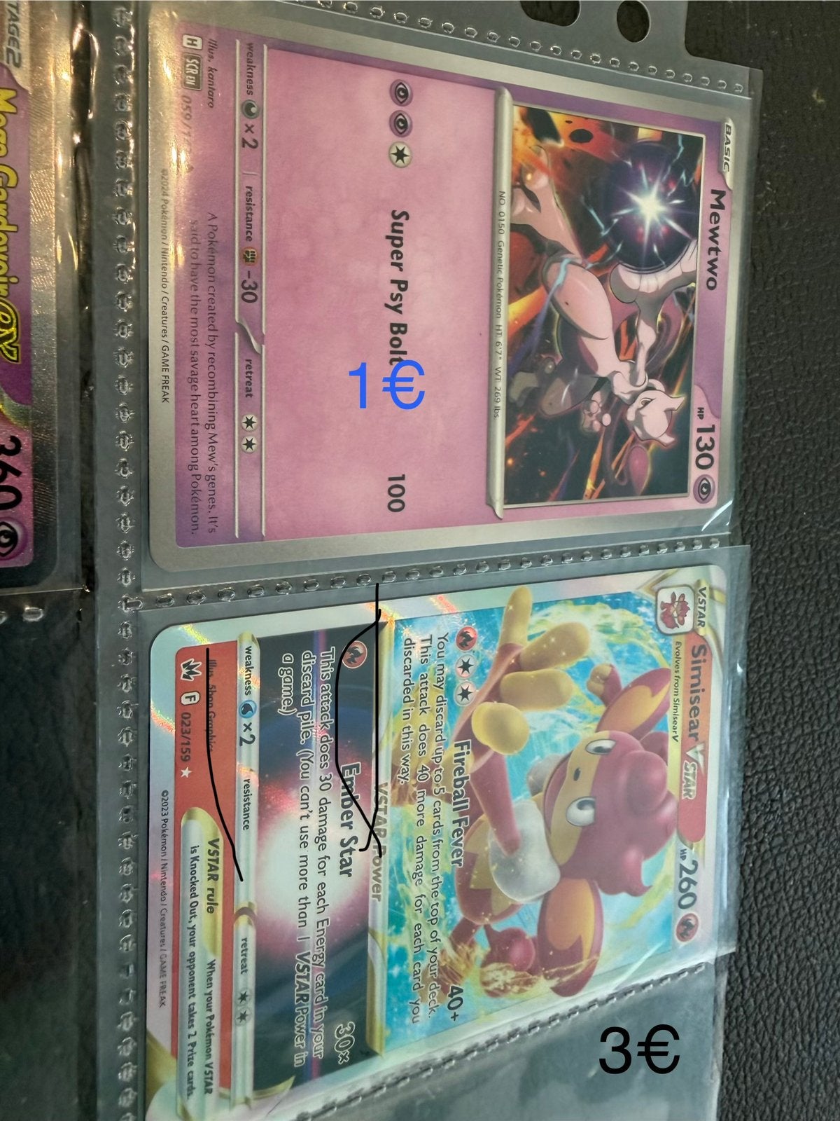 Prijzen staan vermeld Pokemon EX kaarten, Ophalen of Verzenden, Zo goed als nieuw