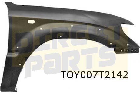 Toyota Land Cruiser 90 voorscherm Rechts (bij verbreder) (10, Neuf, -, -, Garde-boue
