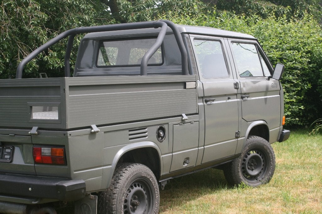 Volkswagen T3 89 DOKA SYNCRO TD JANTES 16 "4X4 ARMEE Cuir, Cuir, Achat, Boîte manuelle, Diesel