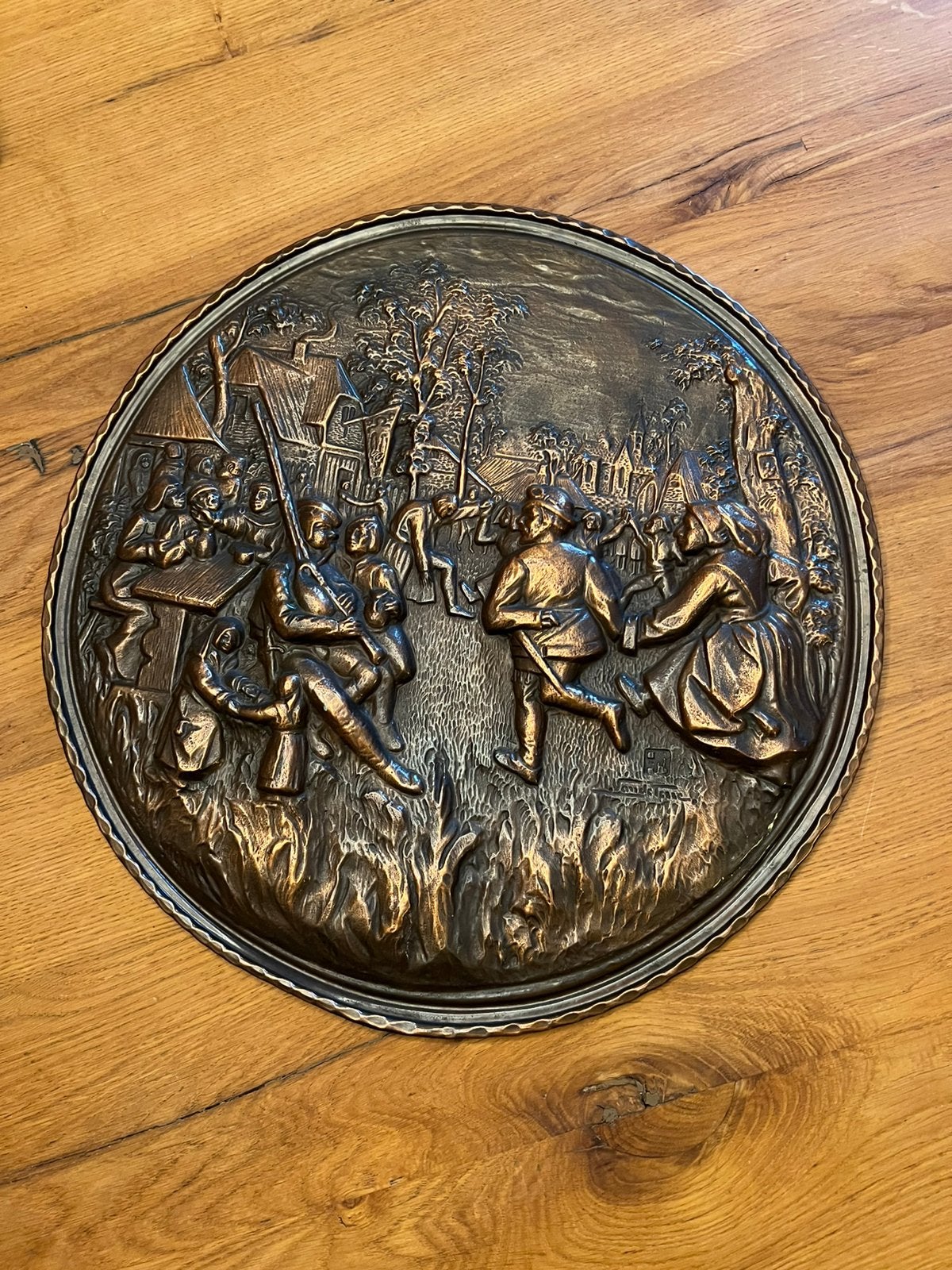Koperen plaat, Ophalen, Koper