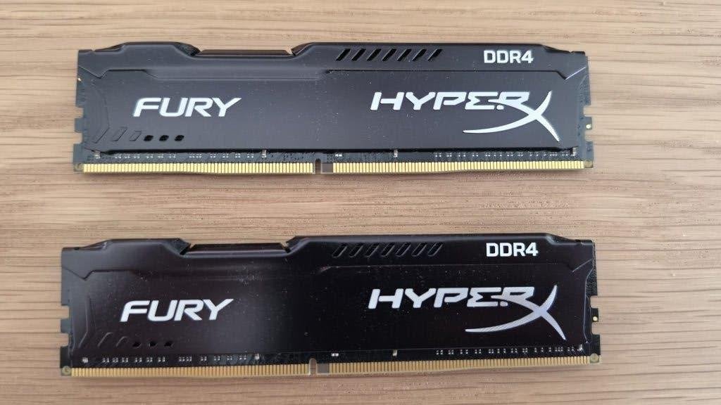 Kingston HyperX Fury HX421C14FBK2/16, Computers en Software, RAM geheugen, Ophalen, DDR4, Zo goed als nieuw, Desktop