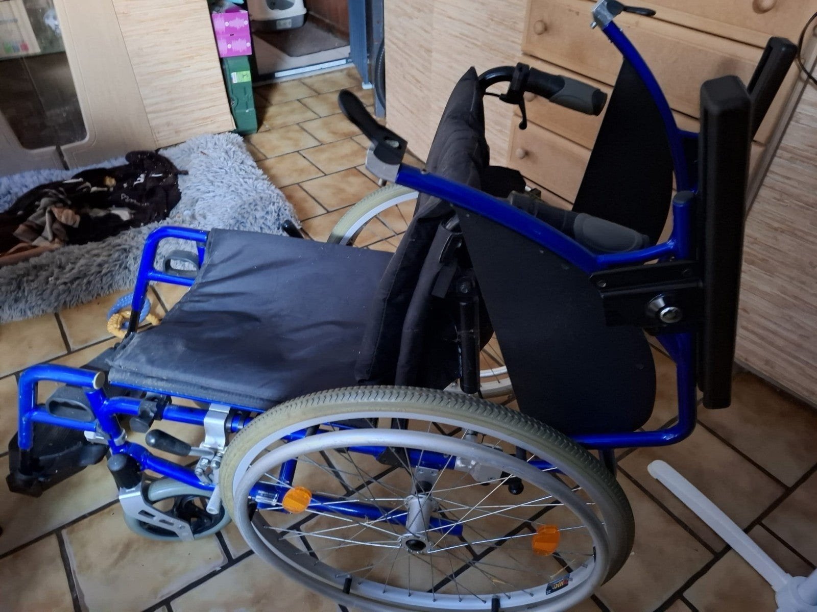 chaise roulante, Diversen, Ophalen, Inklapbaar, Zo goed als nieuw, Handbewogen rolstoel