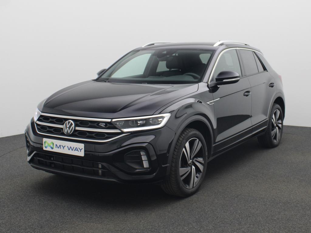 Volkswagen T-Roc T-Roc 1.5 TSI R-Line DSG, Auto's, Volkswagen, Automaat, Zwart, Airbags, SUV of Terreinwagen